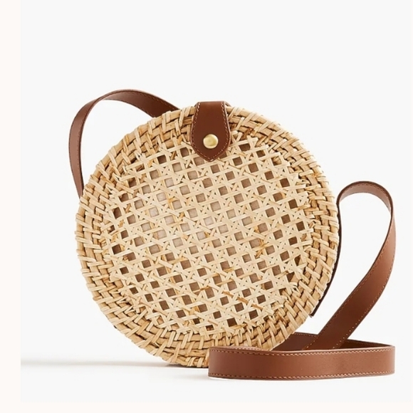 J. Crew Handbags - NWT JCrew Rattan circle bag Originally $98